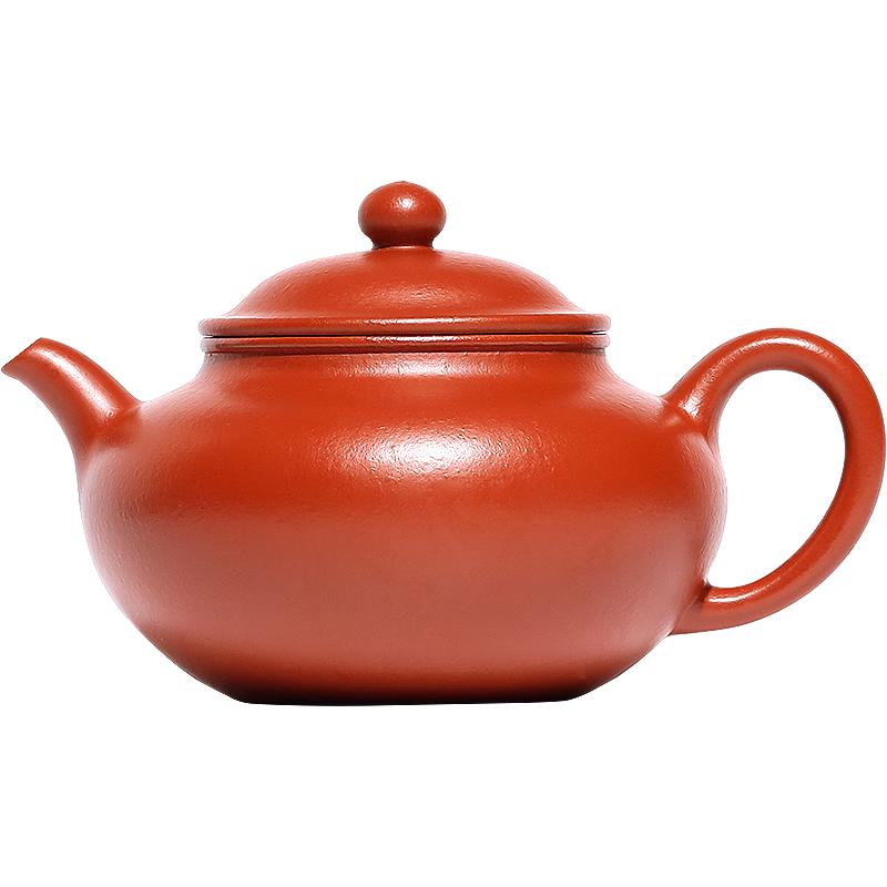 Bailiniyong Yixing Zisha Pure Handmade Cinnabar Clay Teapot
