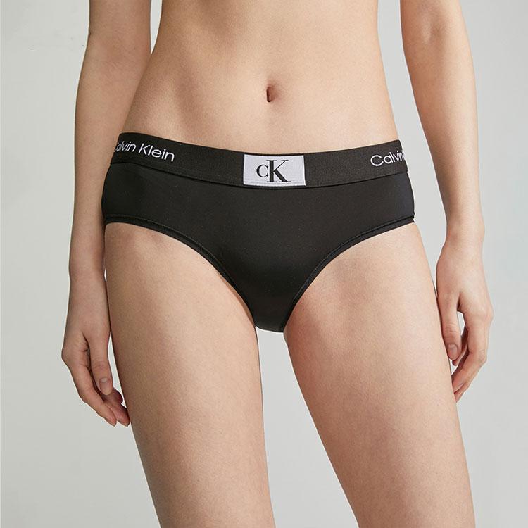 Calvin Klein CK96 Series Small Square Anti-Clamp Half-Coverage Underwear Women Underwear Space-Black QF7296AD-UB1