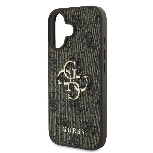 Guess Guhcp16S4Gmgbr Iphone 16 6.1 Brązowy/Brown Hardcase 4G Big Logo