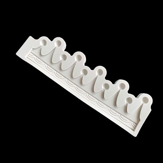 Fondant Mold Food Grade Easy Release Non-sticky DIY Washable 3D Crown Shape Chocolate Candy Cake Silicone Mould for Bakery