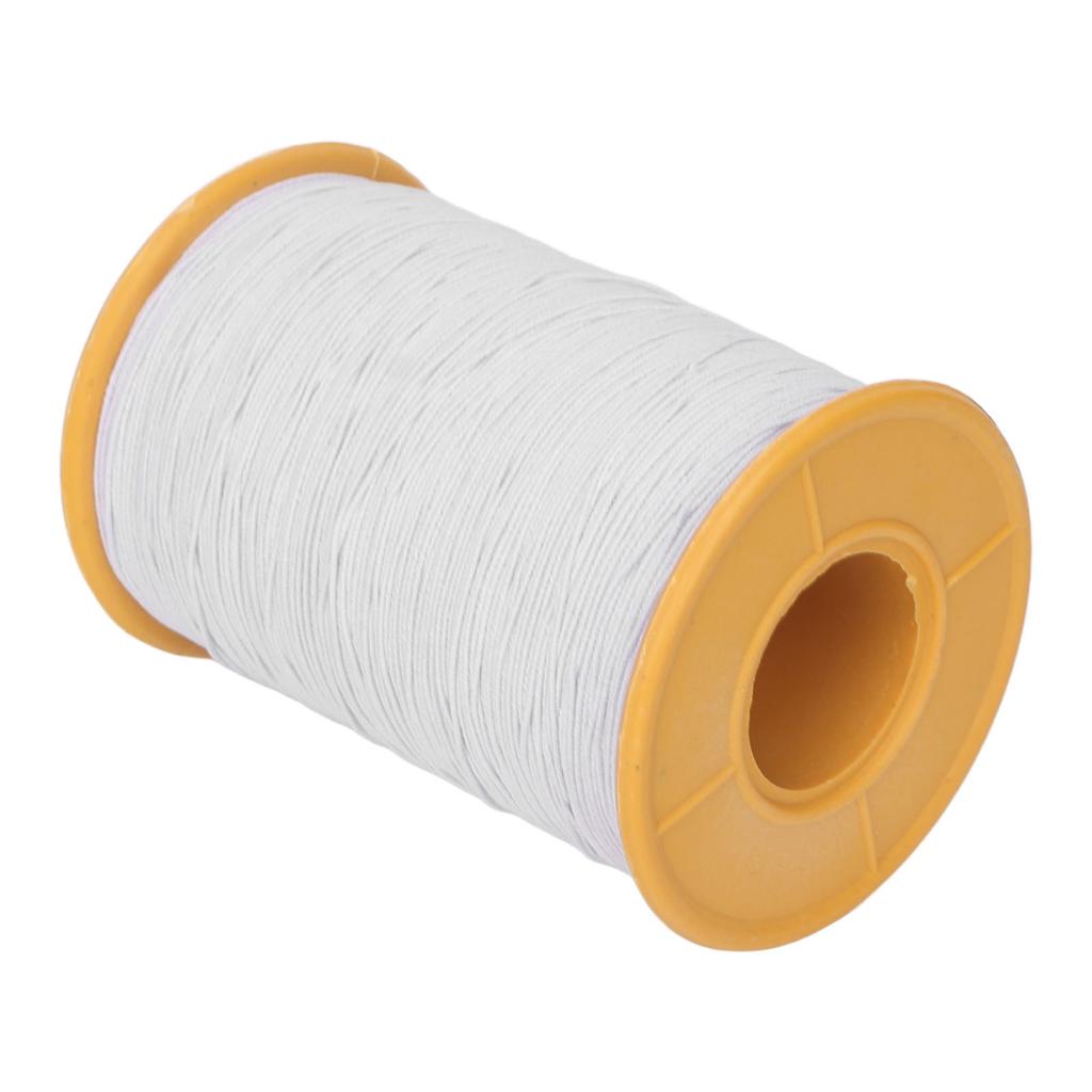 0.5mm White Elastic Cord Cuttable DIY Handcraft Bracelet String Elastic String for Jewelry Crafts