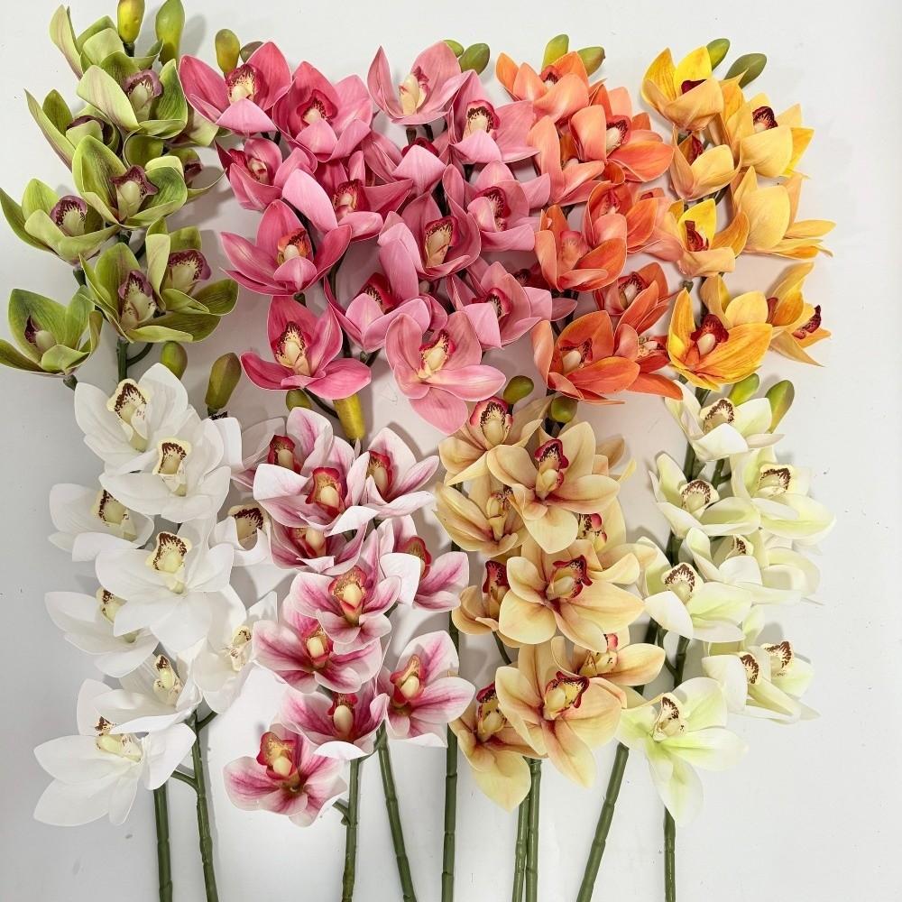 Fashion 10 Head Artificial Flowers Festival Party Supplies Handmade Magnolia Fake Flowers Craft Floral False Flowers Outdoor