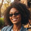 JYL TS GM Sunglasses Women UV Protection Driving Round Face 88650