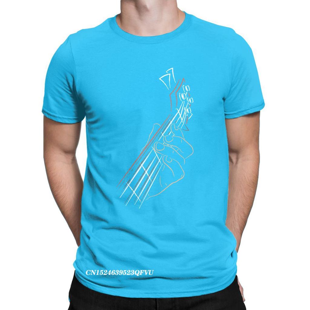 Humorous Active Bass Guitar Rock Music Men Tops T Shirts Casual Tee Shirt Harajuku Tee Shirt Premium Cotton Graphic Printed Tops