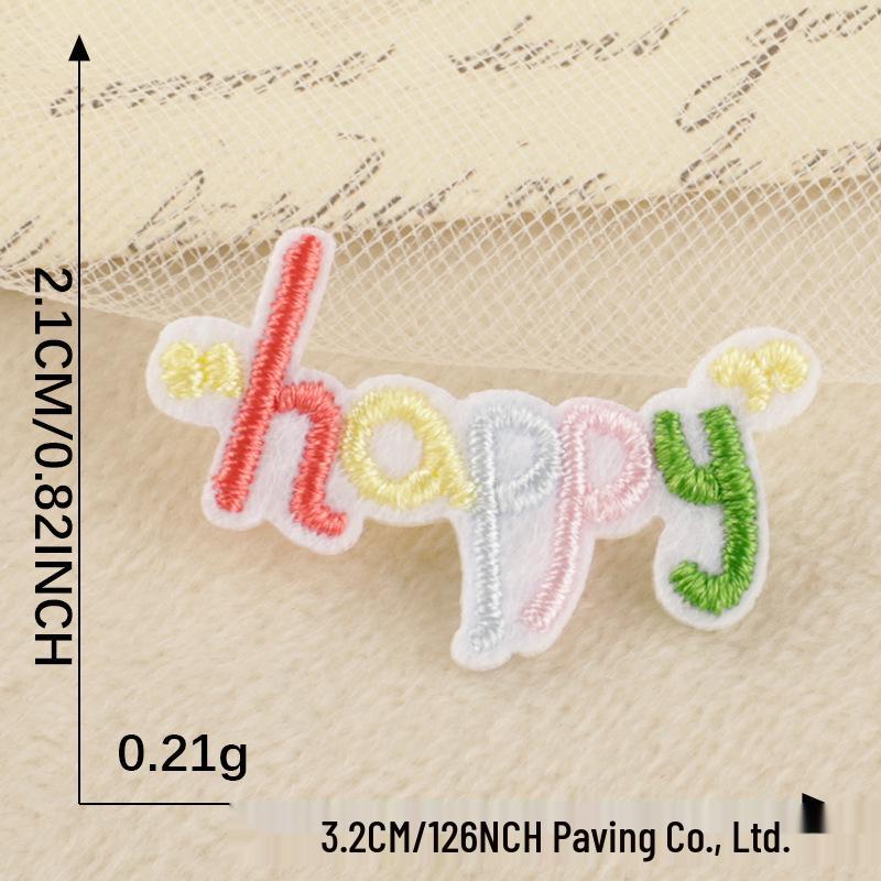Cartoon Animal & Food Iron-On Embroidery Patches for Clothing, Bags, & Hats
