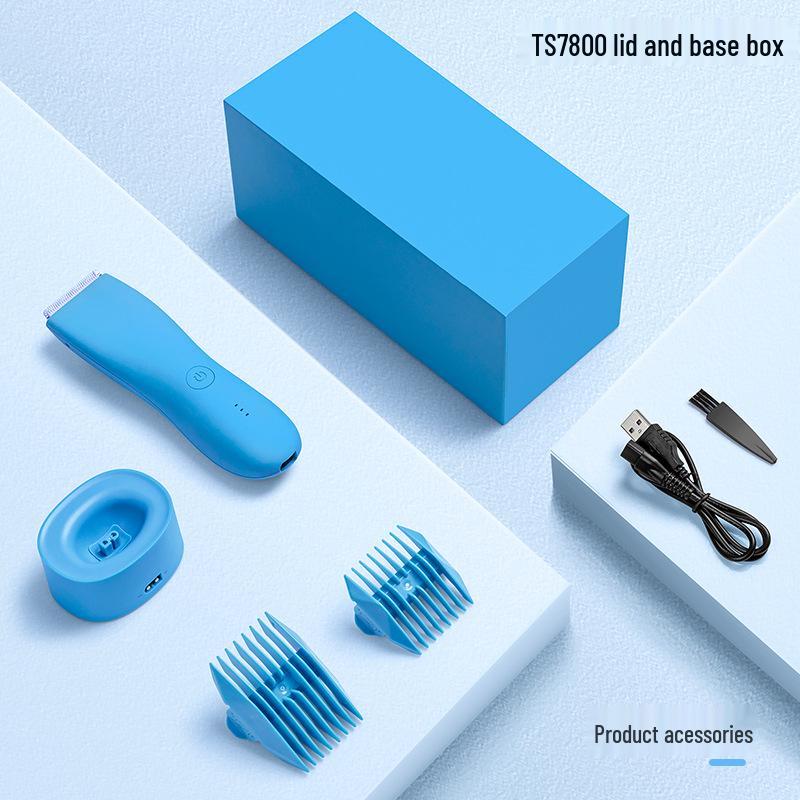 Waterproof Electric Body Hair Trimmer for Men - Armpit & Pubic Shaver