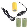 D Battery Elimination USB 5V Power Supply Cable Replace 1-3pcs 1.5V LR20 D Batteries for Electric Toy Clock LED Light
