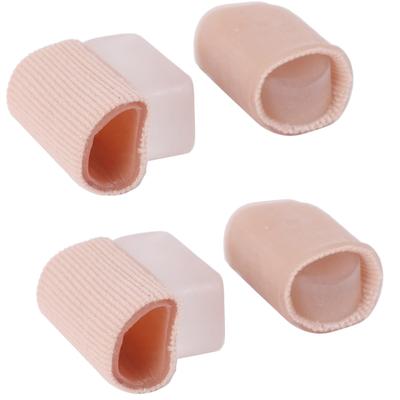Rubonarie Zehenstütze, Ballenstütze, Gelpolster für den großen Zeh, Unisex, 4er-Set (2 Paar) (Hautfarbe)