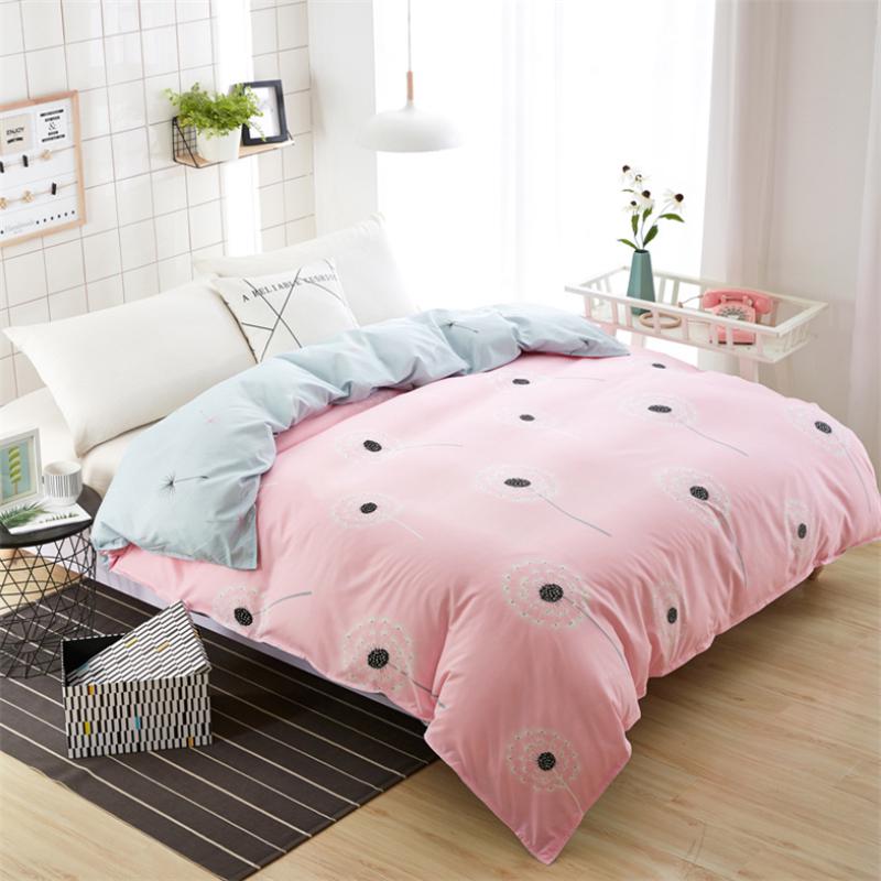 Printing Flower Quilt Cover Fashion Cotton Bedding Luxury Bedclothes