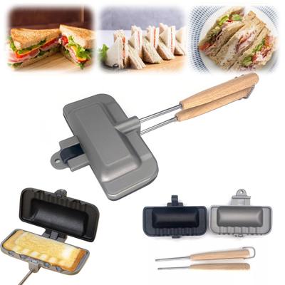 Sandwich Maker Pan, Double-Sided Frying Pan, Sandwich Maker Flip Grill Pan, Grilled Cheese Maker, Breakfast Pancakes Toast