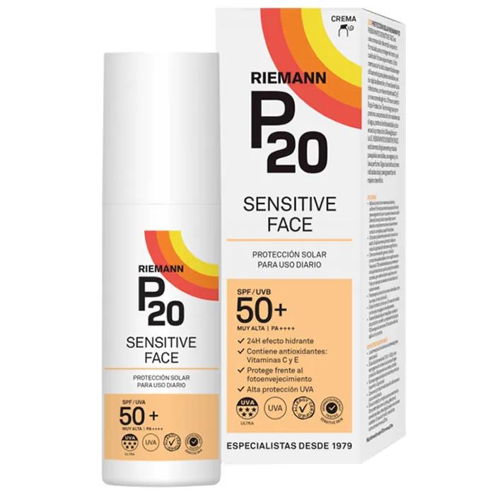 Riemann P20 Защита? Солнцезащитный крем для лица Spf50+ 50г