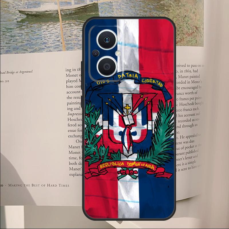 Dominican Republic Flag Cover For OPPO Reno 10 12 13 14 Pro 11 F 12F 13F 14F 7 8 Lite OPPO Find X9 X6 X5 X8 Pro Case