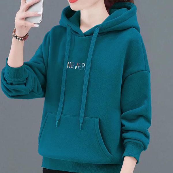 Felpe con cappuccio ispessite da donna Felpe con cappuccio calde invernali  da donna a tinta unita Stampata Madre Slim Loose Versatile Top acquista in  modo economico — spedizione gratuita, recensioni reali con