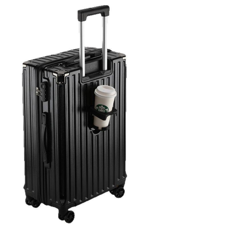 20-Inch Large Capacity Zipper Suitcase with Combination Lock - Ideal Carry-On for Students & Travelers