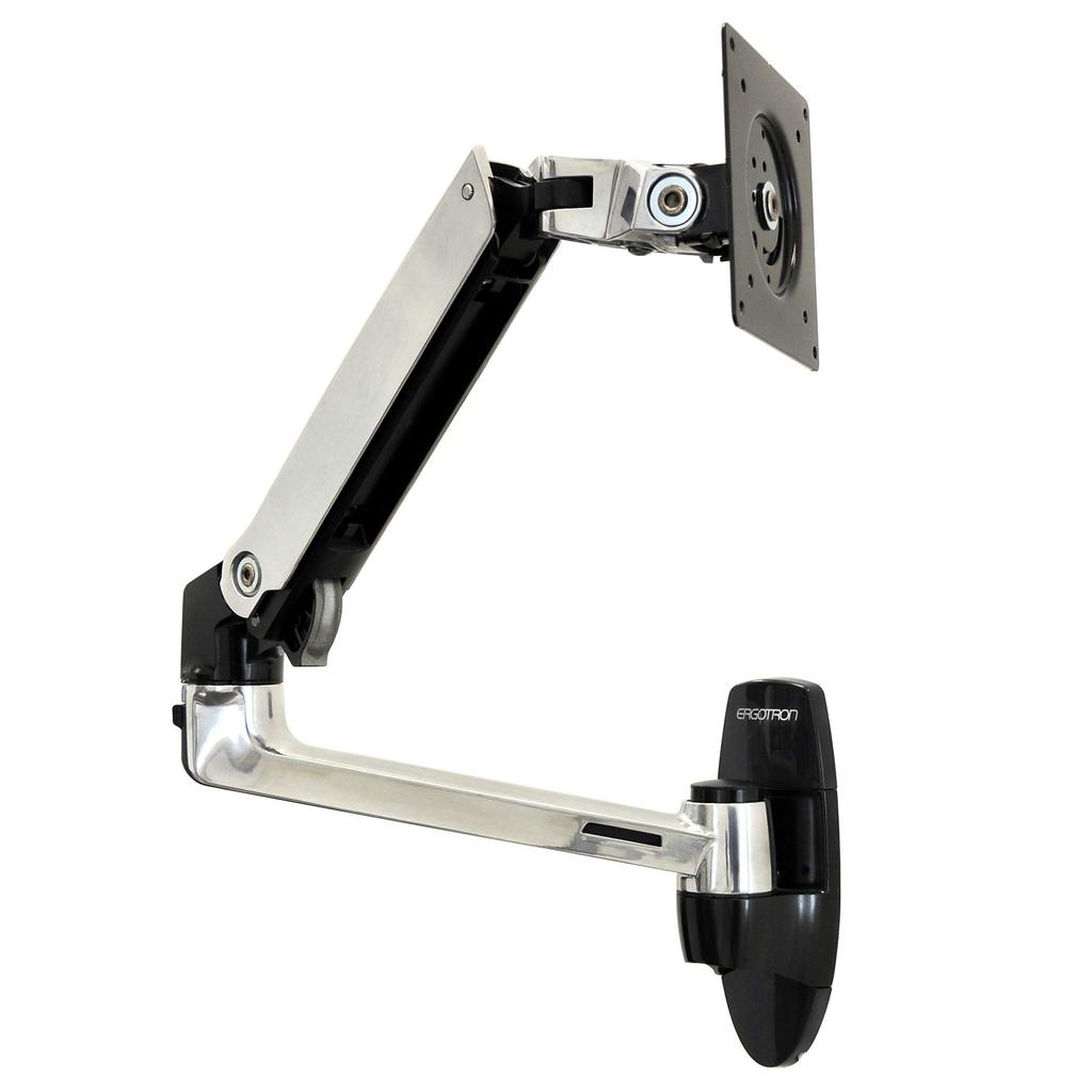 ERGOTRON LX Wall Mount Monitor Arm Silver Up To 34 Inches Compatible with VESA Standards (3.2~11.3kg) 45-243-026