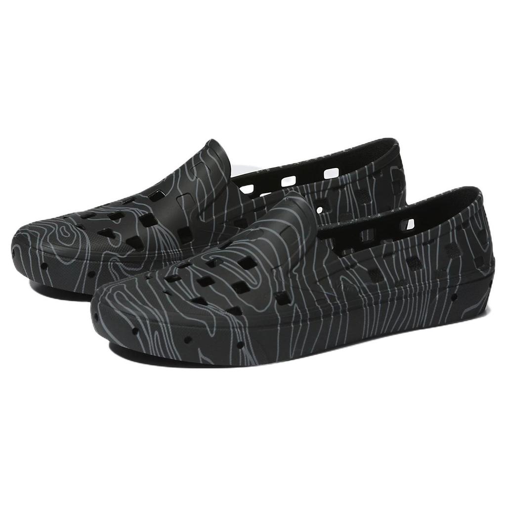 Vans Nathan Florence X  Slip-On Series Casual Sports Sandals Unisex Sandals Black VN0A5HF8N42