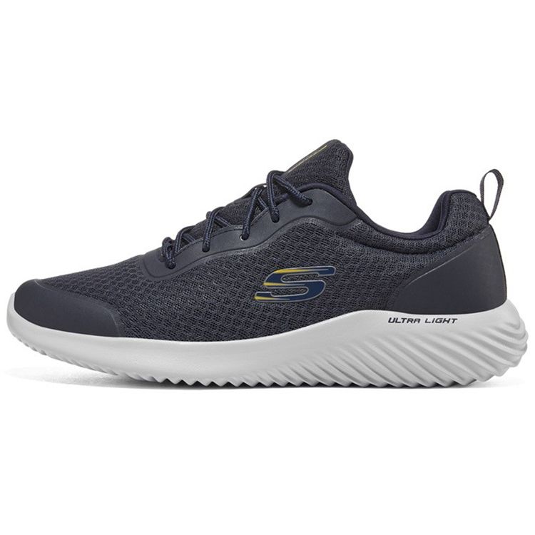 Skechers Bounder Mesh Comfortable Sports Low Top Casual Running Shoes Men sneaker Blue 232005-NVY 41