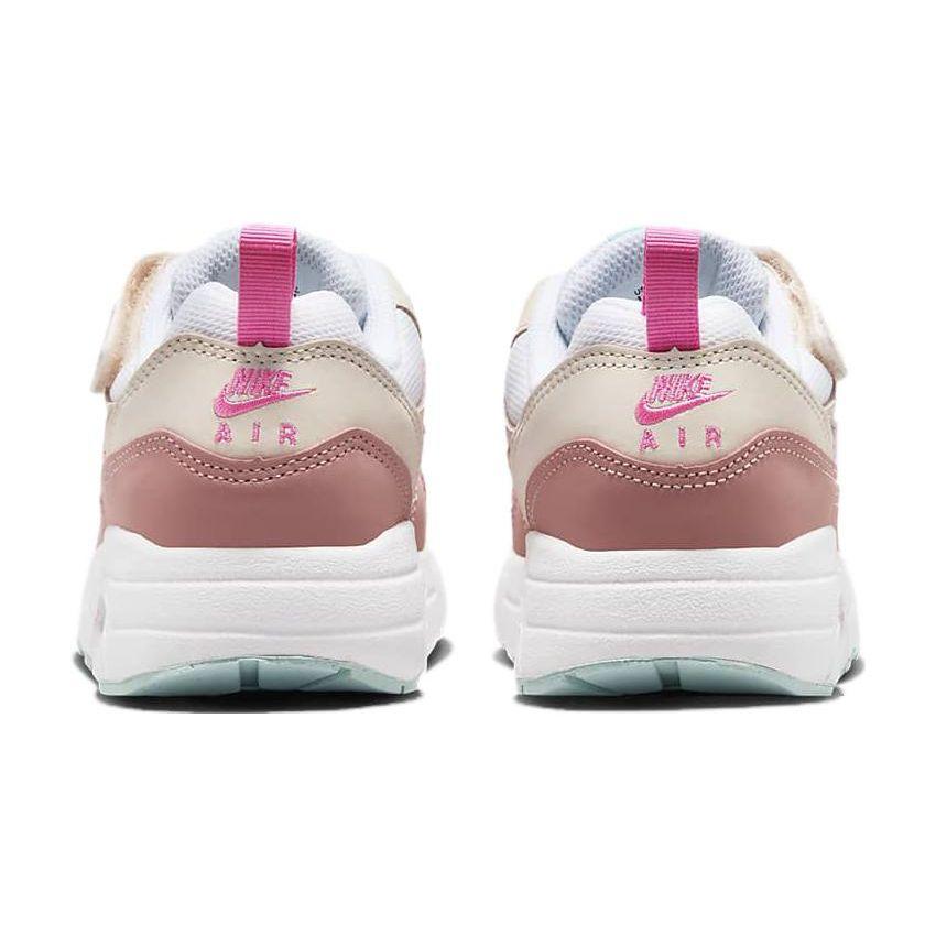 Nike Air Max 1 da Bambino EasyOn Bianco Guava Ghiacciato Rosa Incantesimo Rosso Polvere di Stelle DZ3308-101