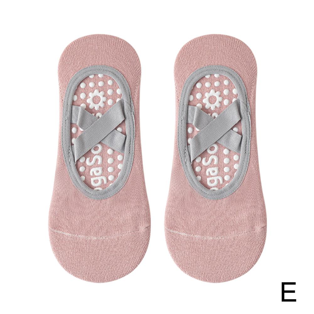 Professional Women Yoga Socks Silicone Anti-slip Grips & Straps Ballet Pilates Socks Women Breathable Barefoot Workout Socks