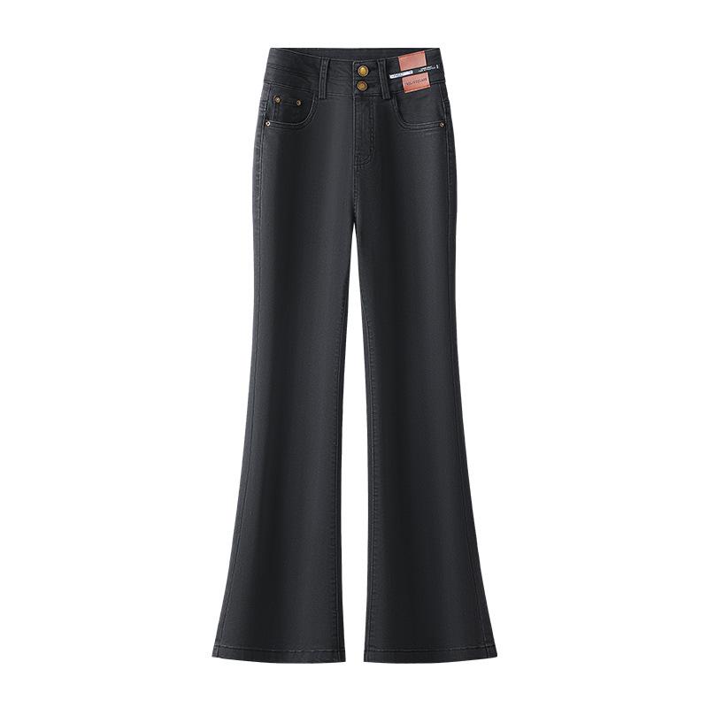 Women s High-Waisted Flared Jeans - Slim Retro Slim-Fit Bootcut for Petite Sizes 27