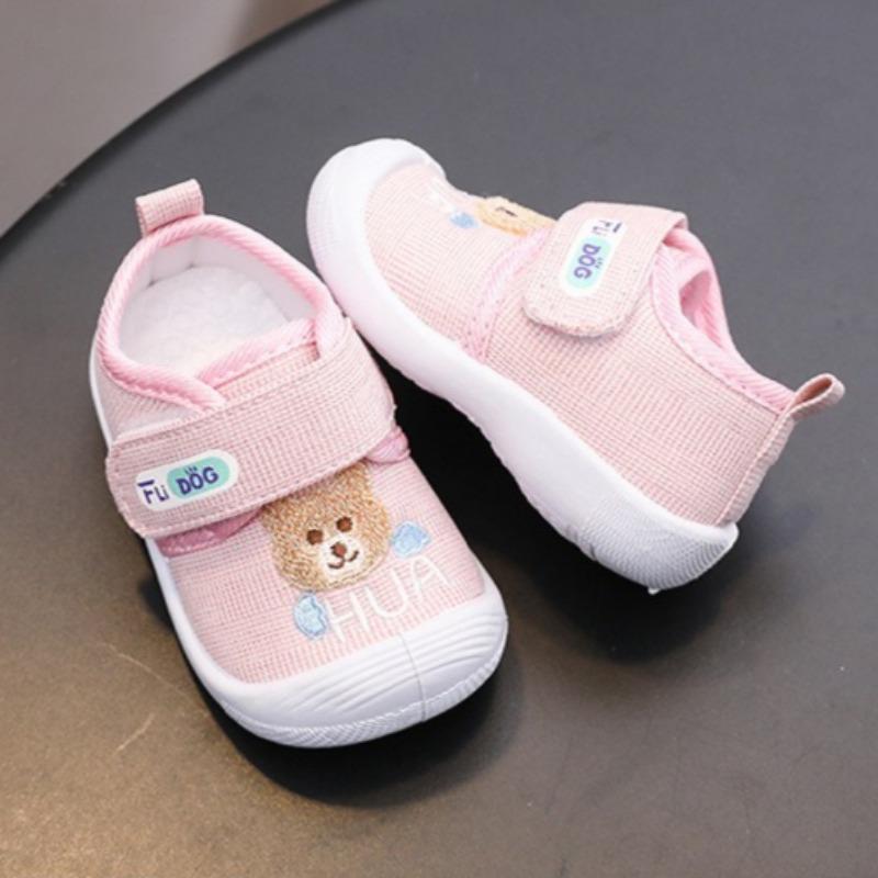 Infant and Toddler Closed-toe Anti-kick Cloth Shoes Breathable Baby Shoes Soft-soled Toddler Shoes