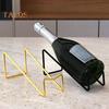 Countertop Wine Rack Iron Wine Bottle Beer Holder Champagne Shelf Drink Display Stand for Home Bar Counter Decor