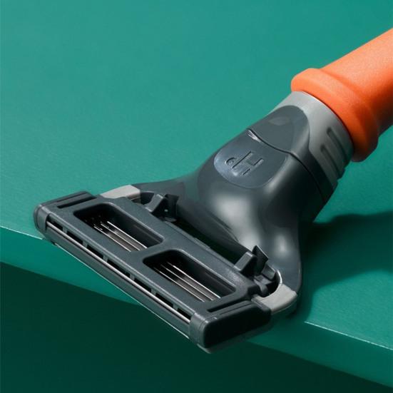 Yousheng 2Pcs Men Razor Blade Refills for Harry's 5 Layers Stainless Steel Manual Shaver Beard Trimmer Blades Cartridges Replacement with Lubricating