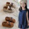 Children's Small, Medium, and Large Size Single shoes2026Spring and Summer Cute Double Bow Solid Color Shallow Princess Shoes for Girls