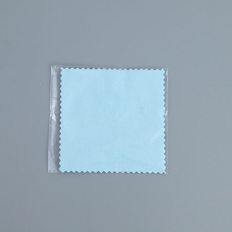 50Pcs Sterling Silver Polishing Cloth Silver Color Cleaning Cloths With Individually Package Soft Clean For Jewelry Tool