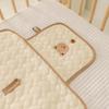 Baby Diaper Pad Folding Newborn Changing Pads Covers Cotton Waterproof Bear Bunny Baby Changing Padding for Crib Baby Strolller Portable 50*70Cm