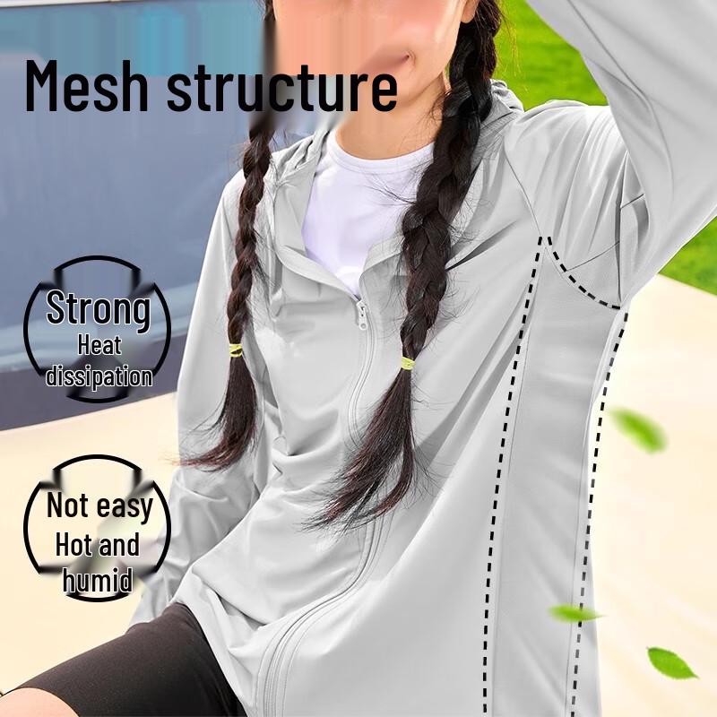 Huili Women's Ice Silk UV Protection Hoodie