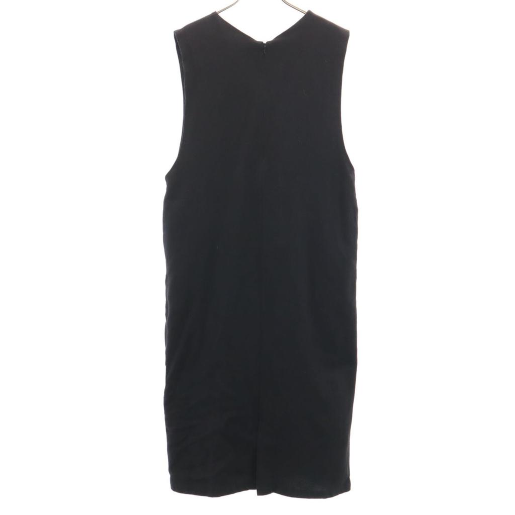 URBAN RESEARCH DOORS Linen Blend V Neck Jumper Skirt M Black One Piece Women Used