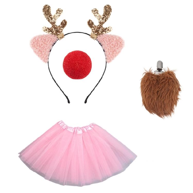 Adjustable Hair Hoop Suit Festives Wear Headbands Seasonal Celebration Hair Hoop for Christmas Event and Cosplay