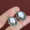 Rainbow Moonstone Earring Vintage Earrings Natural Gemstone Jewelry 925 Sterling Silver Earring Handmade Earring Gift For Mom Decent Jewelry