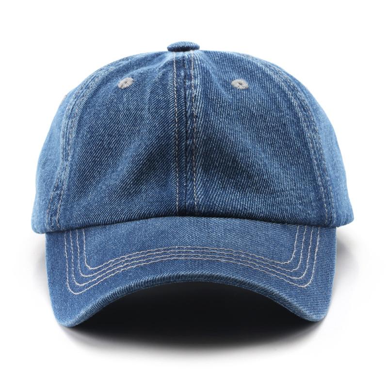 Şapcă de baseball de denim unisex Femei Bărbaţi Pălării de sport în aer liber ajustabile Şapcă de vară cu parasolar Şapcă de protecţie solară Pălării vintage din denim de bumbac