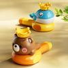 Suspended Ball Toy for Oral Interactive Whale Bear Motor Development Design Trumpet Play Toy with Dual