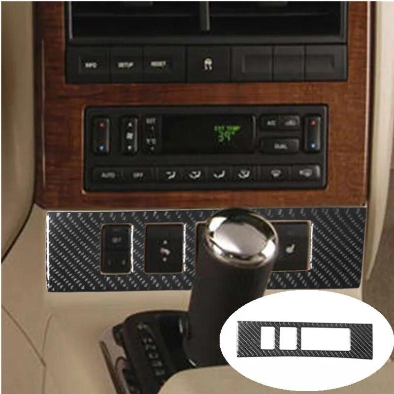 Car Interior Decoration Carbon Fiber Sticker For Ford Explorer Sporttrac Mercury Mountaineer 2008 2009 2010