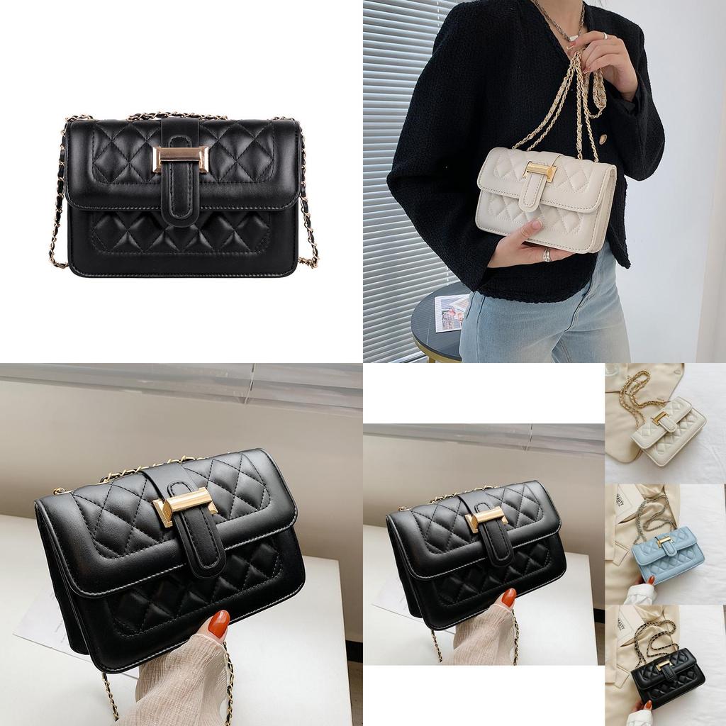 Fashionable Women's Crossbody Bag Trendy Korean Style Chic Small Square Handbag