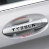 Car Door Sticker Carbon Fiber Scratches Auto Handle Protection Film For Tesla Model 3 Model X S 2016-2023  Model Y Decals TM3 TMX