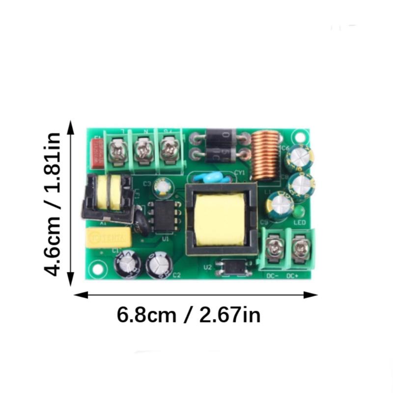 Efficient AC220V To DC5V Converter Module With Overcurrent Overvoltage Protections Board