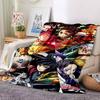1pc Demon Slayer Blanket Lightweight Flannel Blanket Throw Blanket For Sofa, Bed, Travel, Camping, Livingroom, Office, Couch