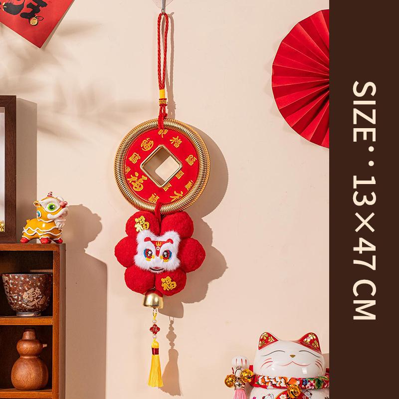 Year of Horse Hanging Ornament with Tassel Chinese New Year 2026 Door Hanging Ornaments Spring Festival Party Pendant
