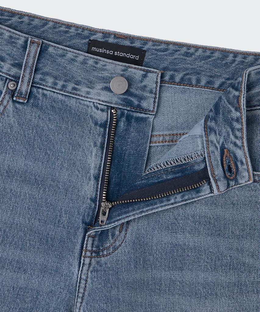 MUSINSA STANDARD WOMAN Women'S Essential Wide Denim Pants [Light Indigo]
