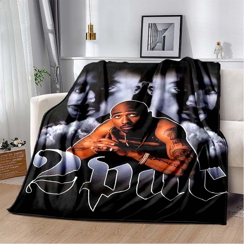 Chris Brown Collage Print Fleece Blanket, Cozy Throw Blanket for Home, Travel, Office, Gift Idea