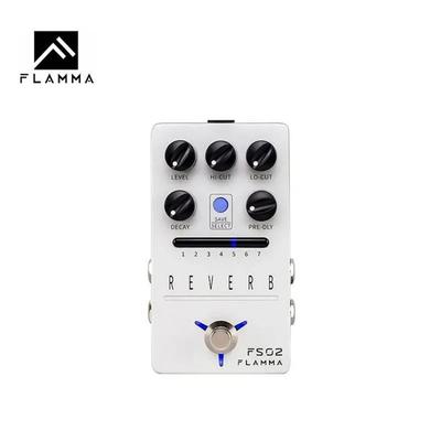 FLAMMA FS02 Stereo Digital Guitar Reverb Pedal - 7 Saveable Preset Slots