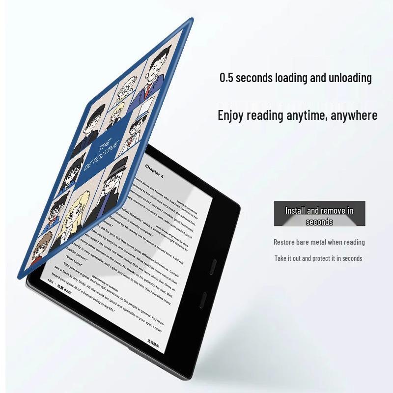 Conan Magnetic Cartoon Protective Case for Onyx Leaf 5S/6/Tab 8C E-reader