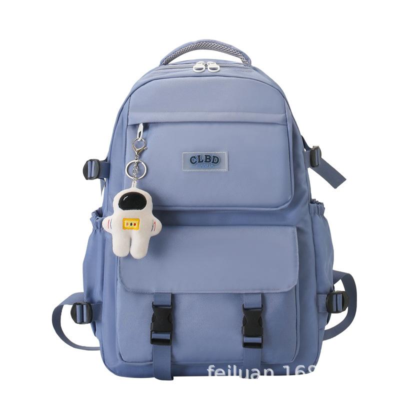 Schoolbag schoolbag female high school students ins tide Japanese large capacity backpack junior high school girls college students backpack 