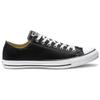 Converse All Star Leather Low Top Leather Lace-Up Low Top Canvas Shoes for Men and Women Black and White