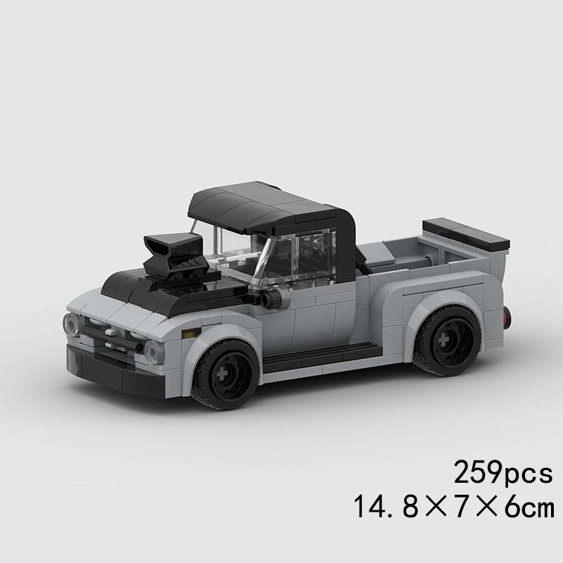 MOC Viteză Sport Super Mașină de Curse Model Blocuri de Construcție Pickup Poliție Cărămizi Vehicul de Curse de Oraș SUV Tehnic Raliu Sport Jucărie