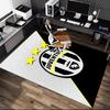 [Juventus Football Club Printed Carpet] Non-slip Office Rug, Cozy Area Carprt for Living Room Use, Soft Home Sofa Chair Mat